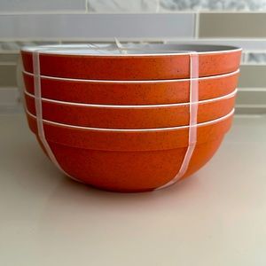 Set of 4 Panama Jack Home clay color 100 💯 melamine small bowls